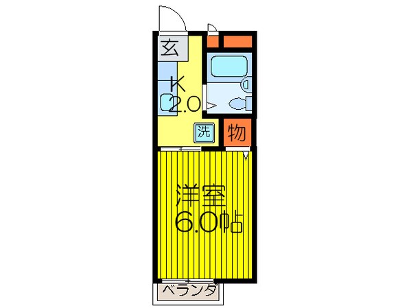 メモワール佐倉の物件間取画像